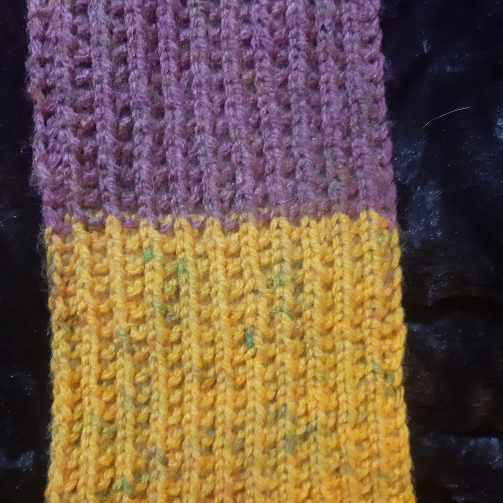 Knitted Fall Scarf - Picture 2 of 3